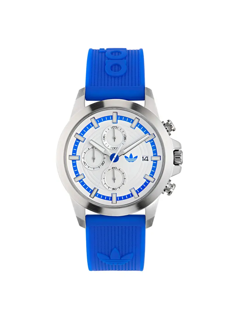 ADIDAS ORIGINALS Orologio analogico blu / argento