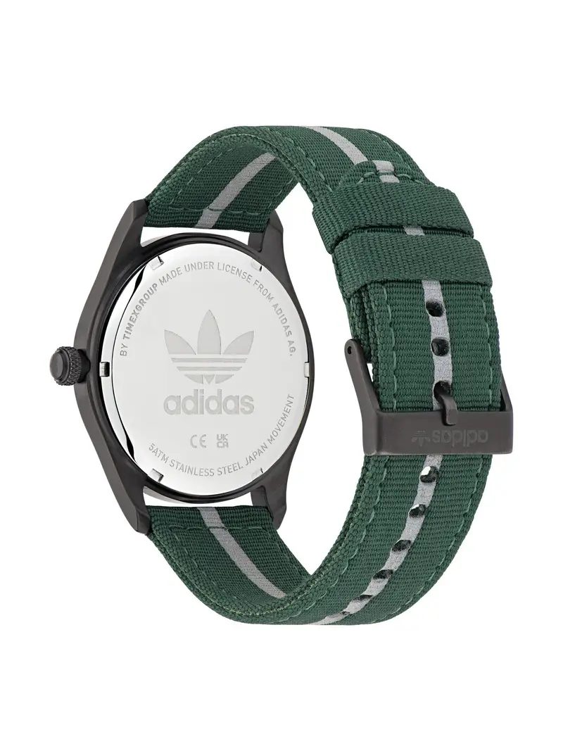ADIDAS ORIGINALS Orologio analogico 'CODE FOUR' beige / grigio scuro / verde / verde scuro miniatura 2