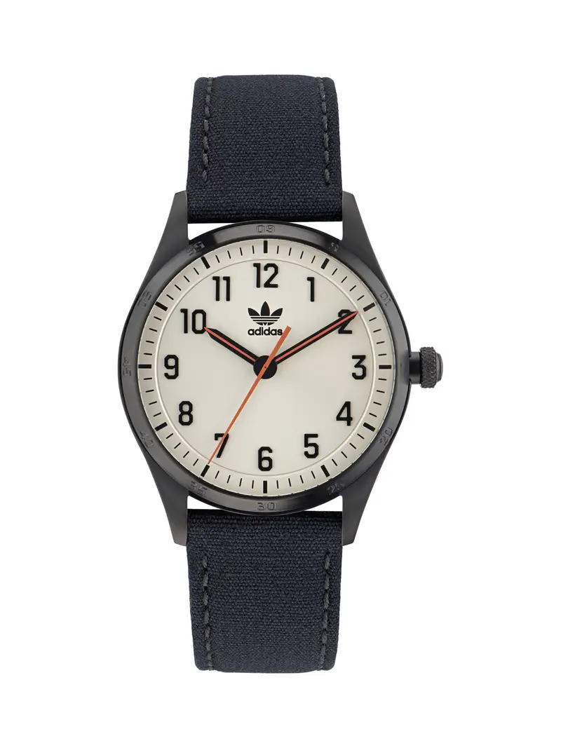 ADIDAS ORIGINALS Orologio analogico 'CODE FOUR'  grigio basalto / nero / bianco