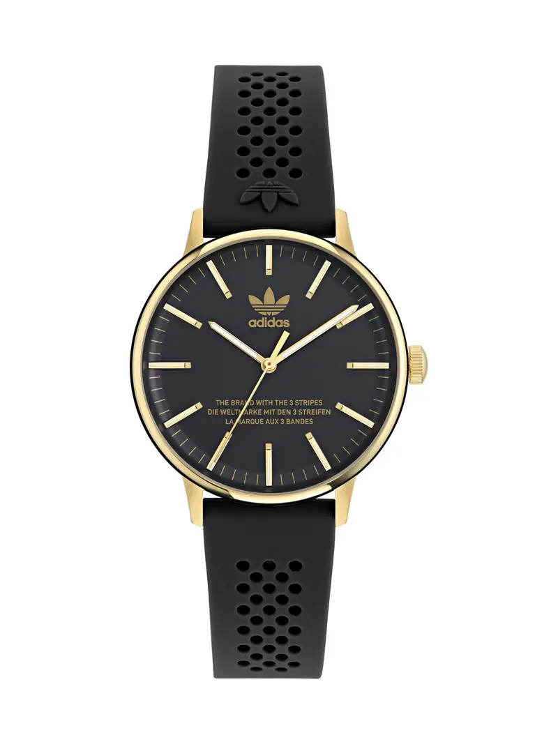 ADIDAS ORIGINALS Orologio analogico 'Code one'  oro / nero