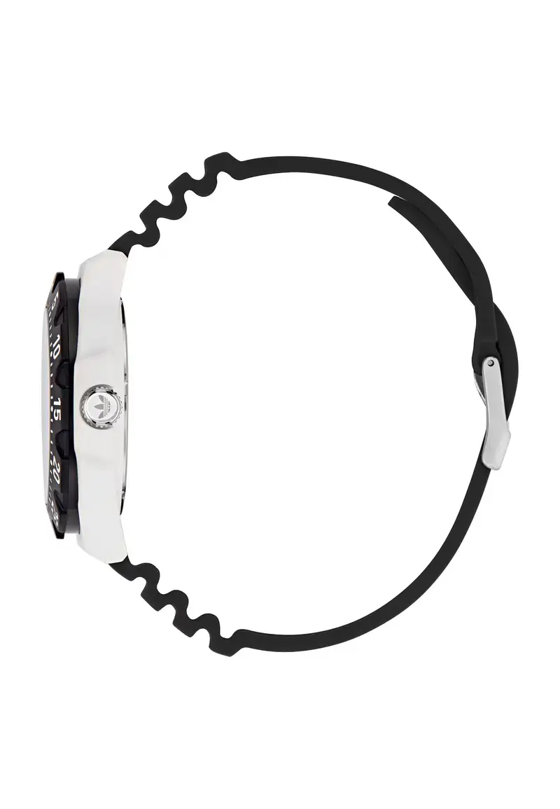 Orologio analogico 'Discoverer Two' nero / bianco miniatura 2