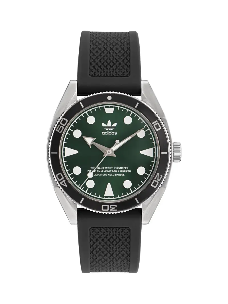 ADIDAS ORIGINALS Orologio analogico 'EDITION TWO'  grigio argento / nero