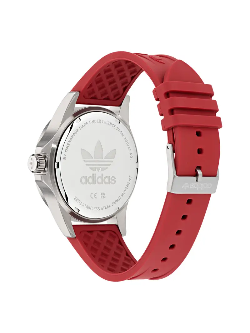 ADIDAS ORIGINALS Orologio analogico 'EXPRESSION ONE' rosso carminio / nero / argento miniatura 2