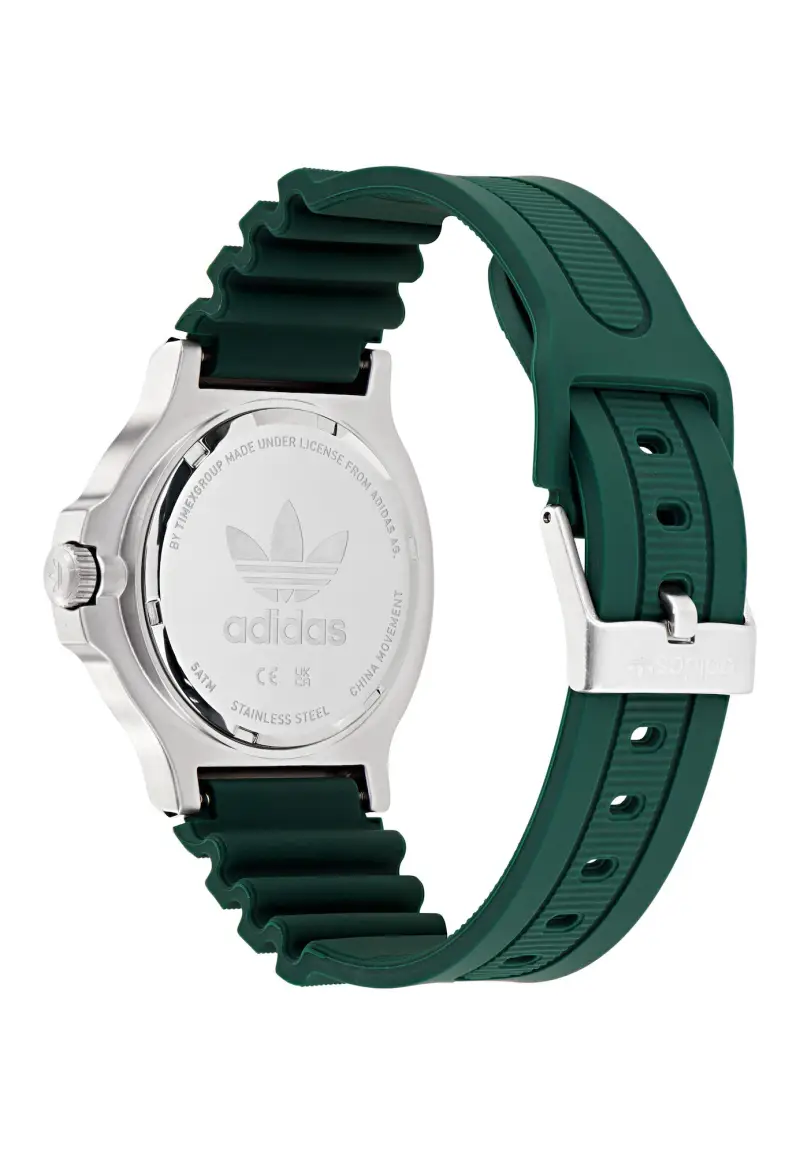 Orologio analogico 'Expression Three' verde / argento miniatura 3