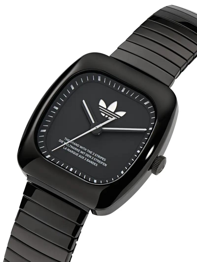 ADIDAS ORIGINALS Orologio analogico nero miniatura 3
