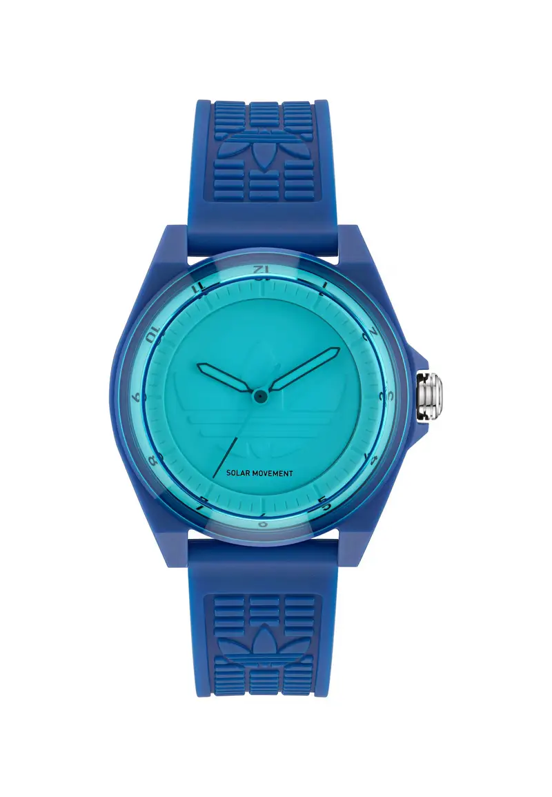 Orologio analogico 'Project Four Solar' blu reale