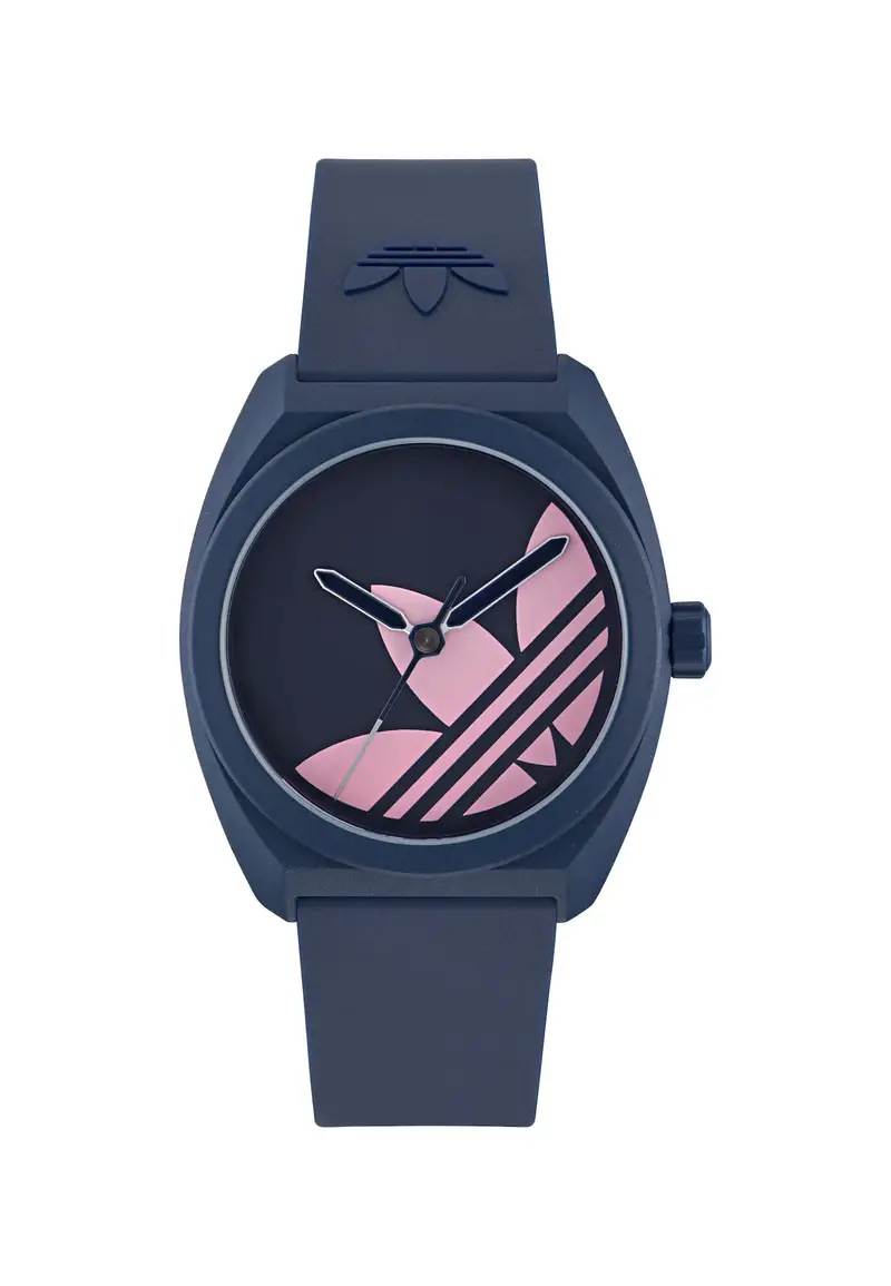 Orologio analogico 'Project Three' blu / rosa