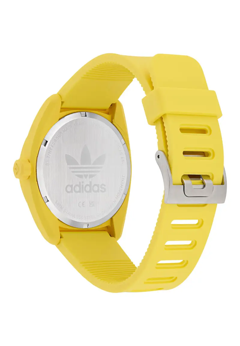 Orologio analogico 'PROJECT THREE ' giallo / nero miniatura 3