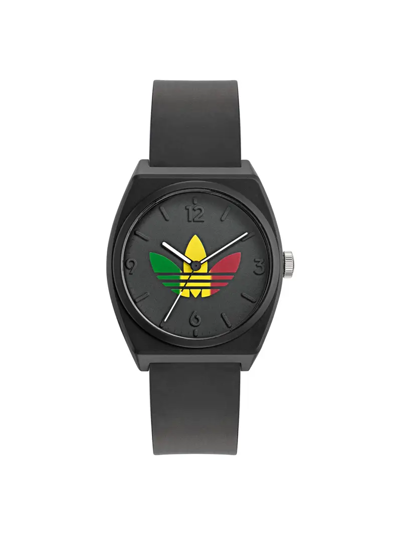 ADIDAS ORIGINALS Orologio analogico 'Project Two Grfx' giallo / verde / rosso / nero