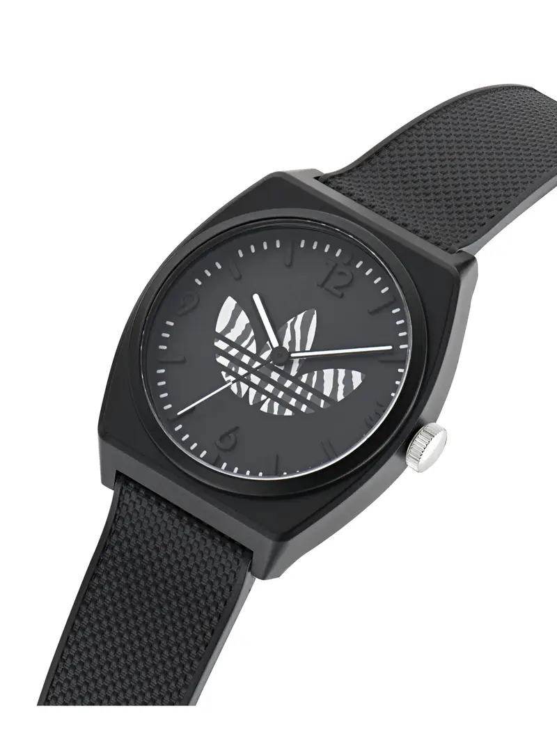 ADIDAS ORIGINALS Orologio analogico 'Project Two GRFX' nero / bianco miniatura 3