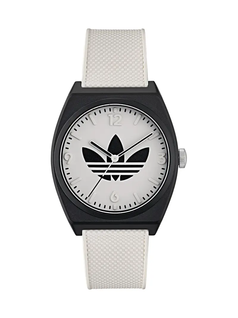 ADIDAS ORIGINALS Orologio analogico 'Project Two' nero / bianco