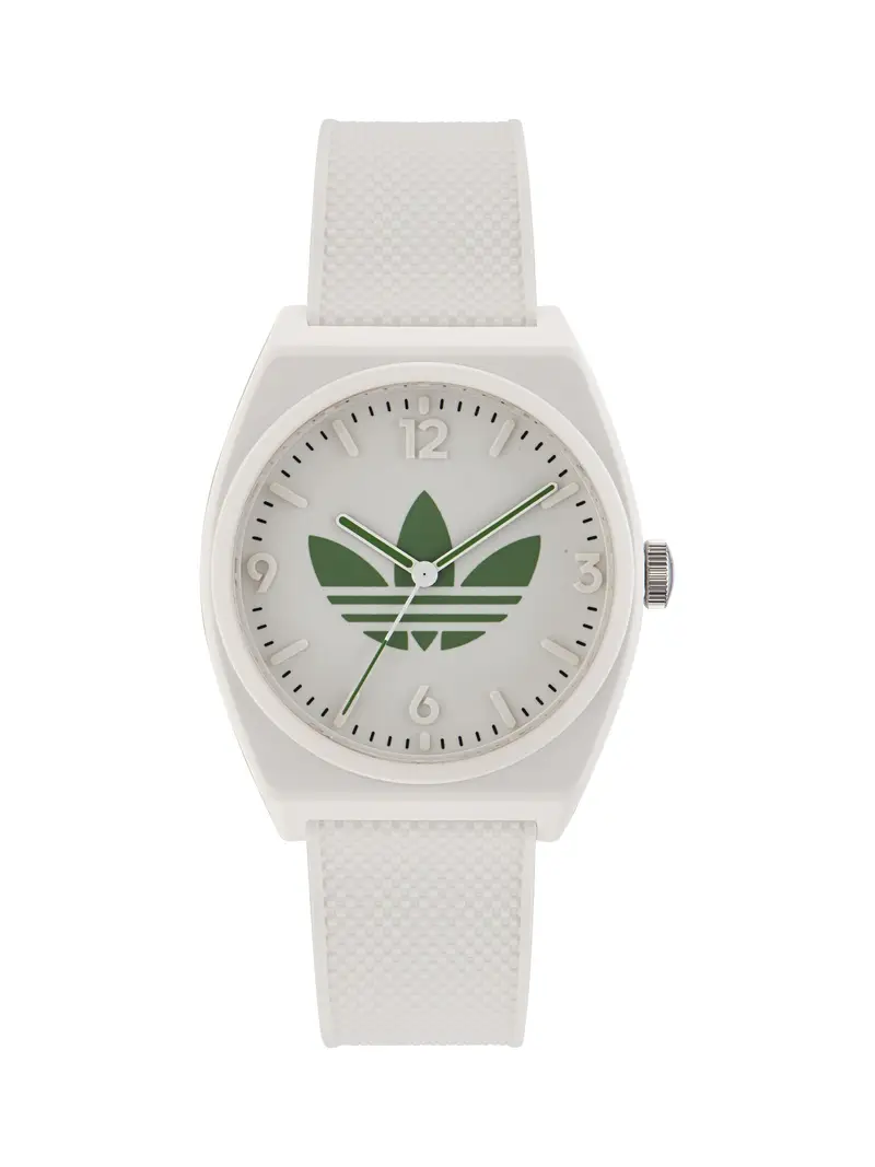 ADIDAS ORIGINALS Orologio analogico 'PROJECT TWO' verde / bianco