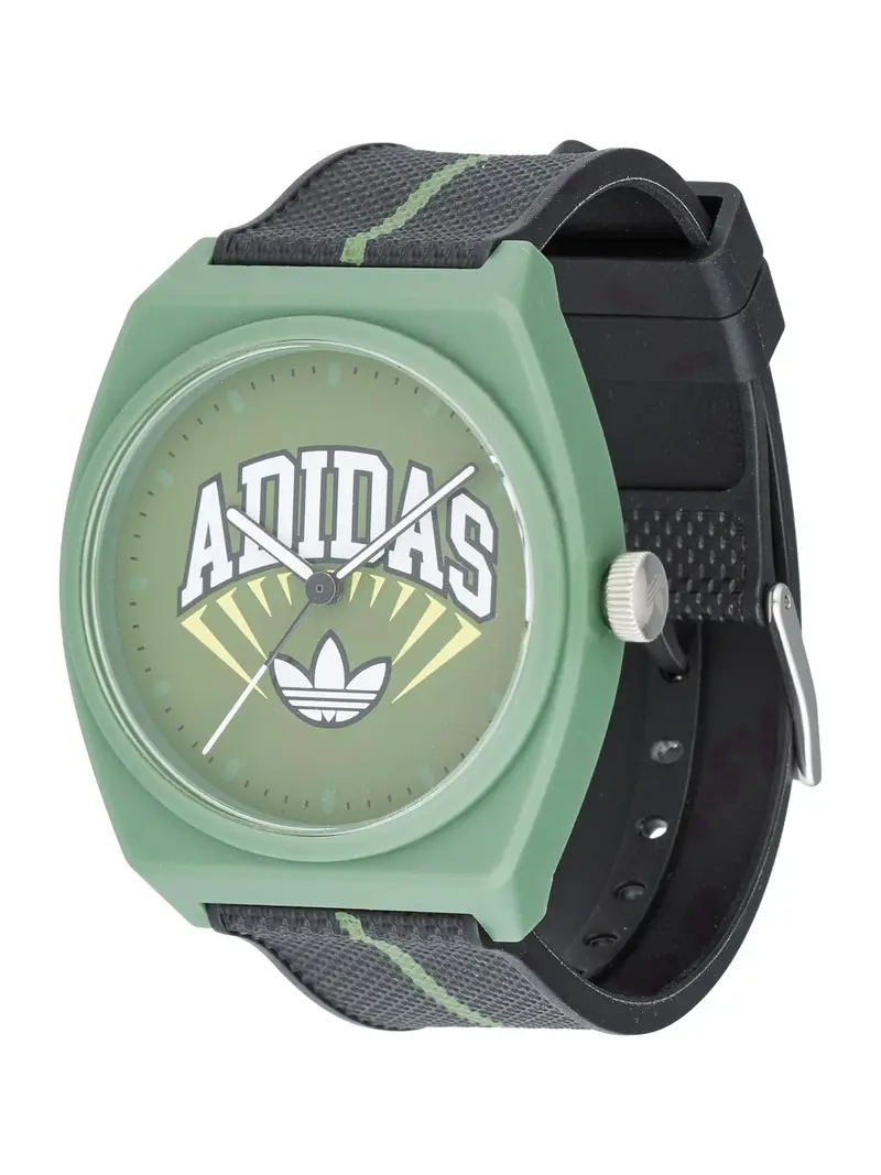 ADIDAS ORIGINALS Orologio analogico 'PROJECT TWO'  verde / bianco