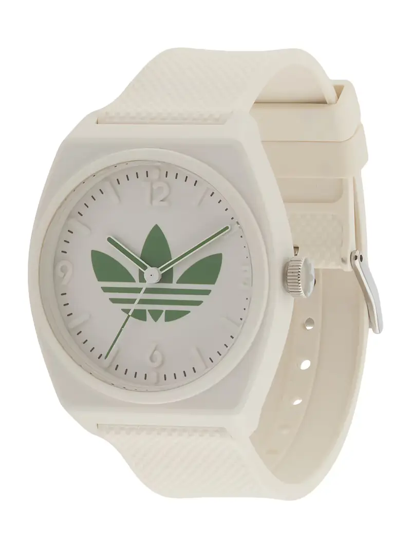 Orologio analogico PROJECT TWO verde erba / offwhite