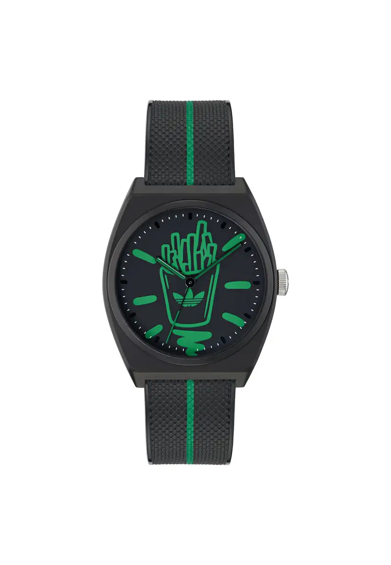 Orologio analogico Project Two verde / nero