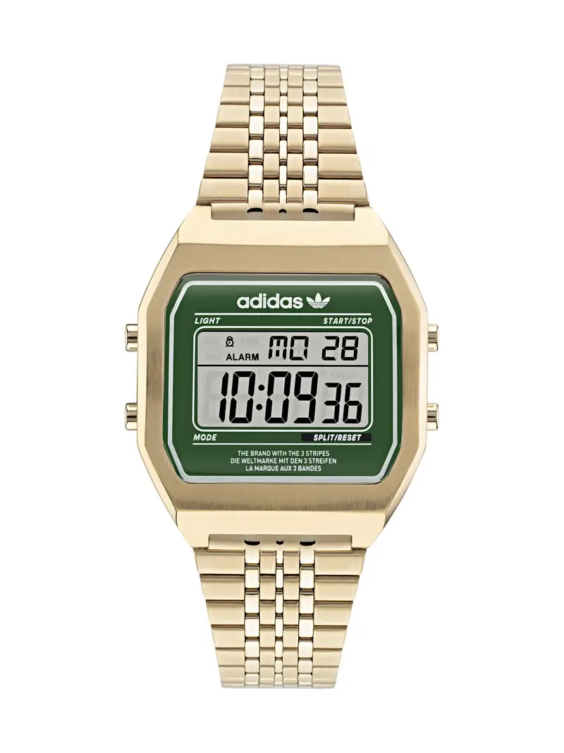 ADIDAS ORIGINALS Orologio digitale 'Ao Street'  oro / verde