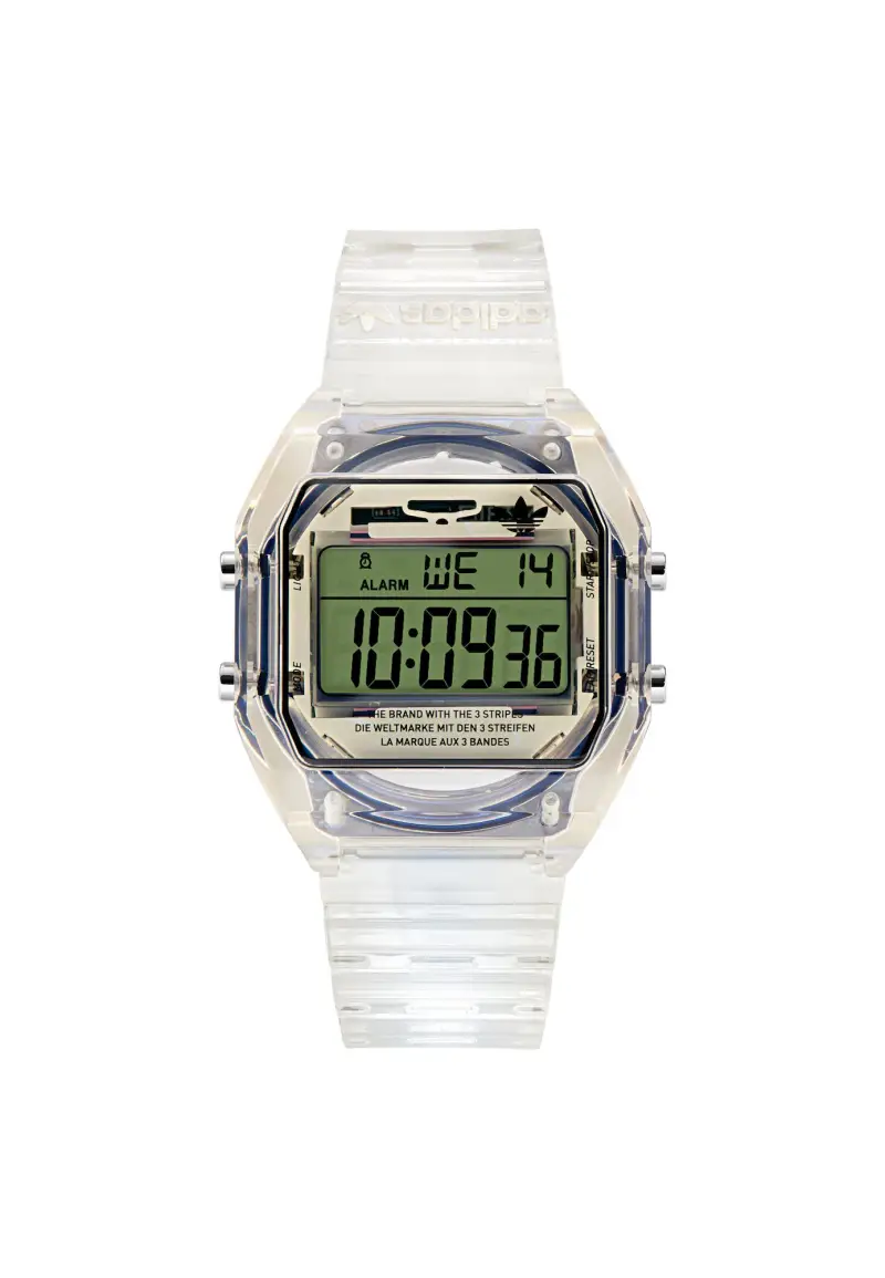 Orologio digitale bianco