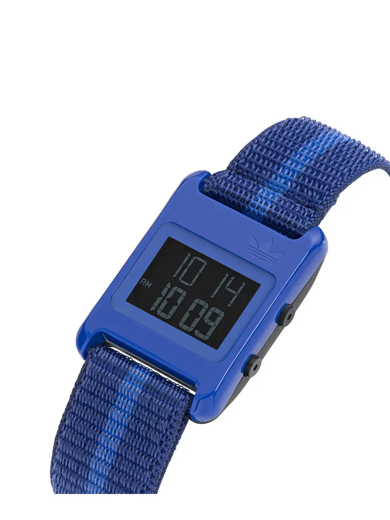ADIDAS ORIGINALS Orologio digitale blu / nero miniatura 2