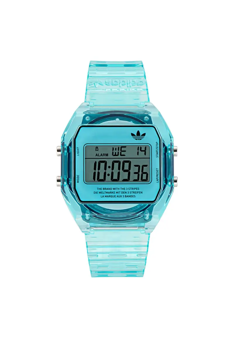 Orologio digitale 'DIGITAL TWO CRYSTAL' acqua