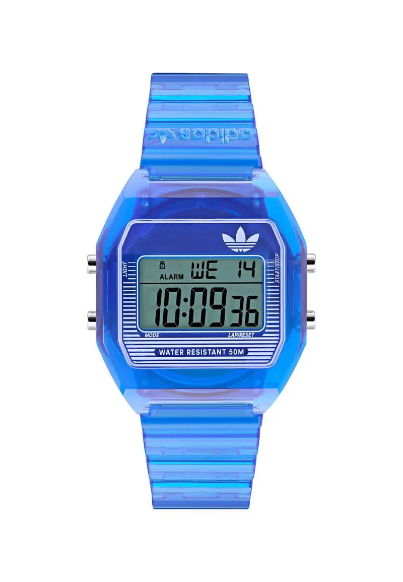 Orologio digitale 'DIGITAL TWO CRYSTAL' blu