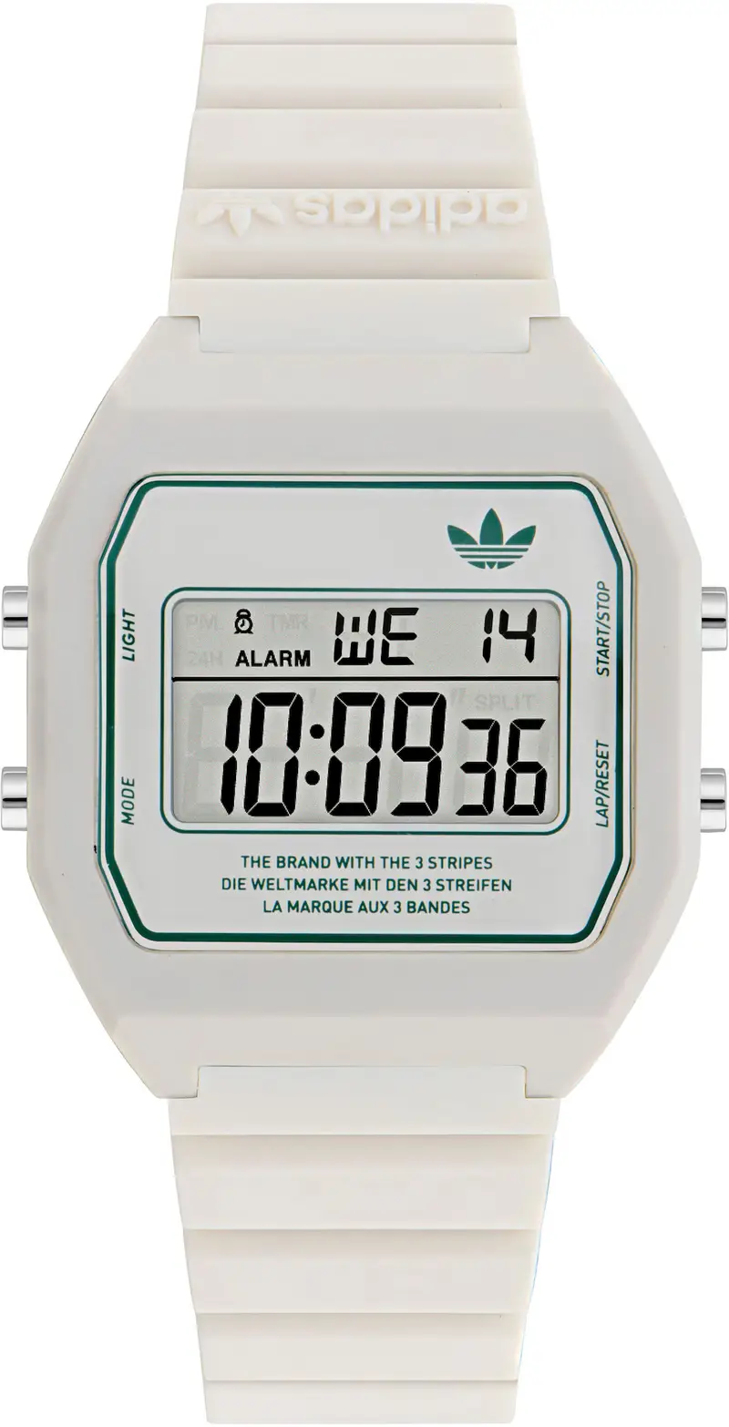 Orologio digitale grigio / bianco