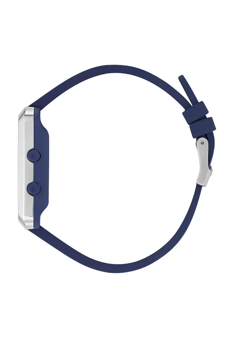 Orologio digitale 'Retro Pop Three' blu / argento miniatura 2