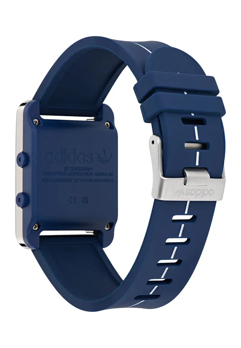 Orologio digitale 'Retro Pop Three' blu / argento miniatura 3