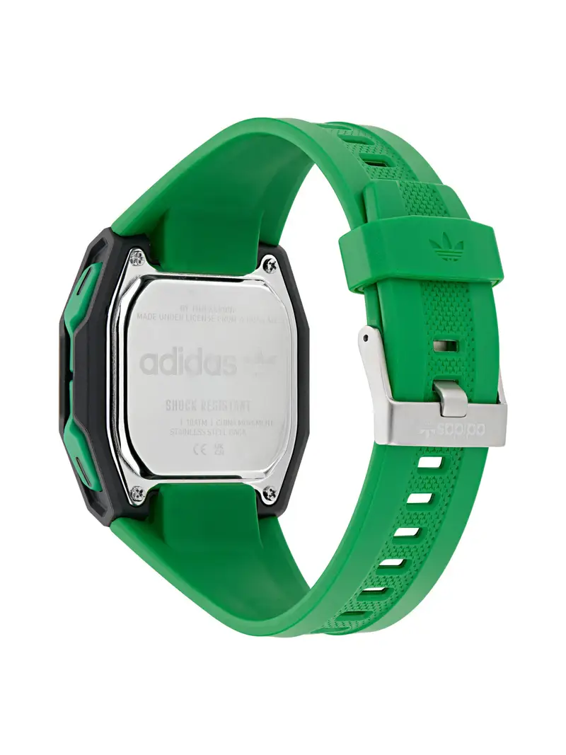 ADIDAS ORIGINALS Orologio digitale verde erba / nero miniatura 2