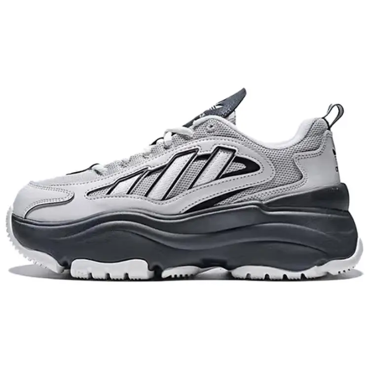 Originals Ozgaia Comode Versatili Rialzanti Basse Scarpe da Papà Sneakers Donna Nero Bianco KK2749 38