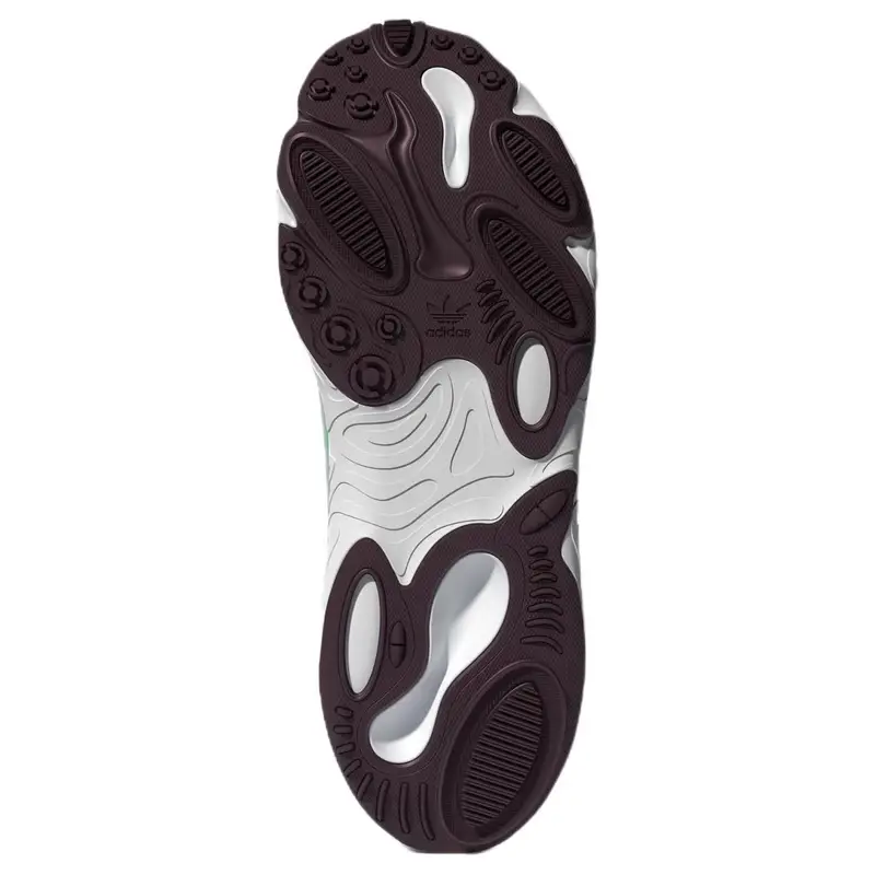 Originals Oznova Pelle Tendenza Retro Antiscivolo Resistenti all Usura Scarpe Sportive Casual Basse Unisex Sneakers Bianco Verde GW9386 42⅔ miniatura 5