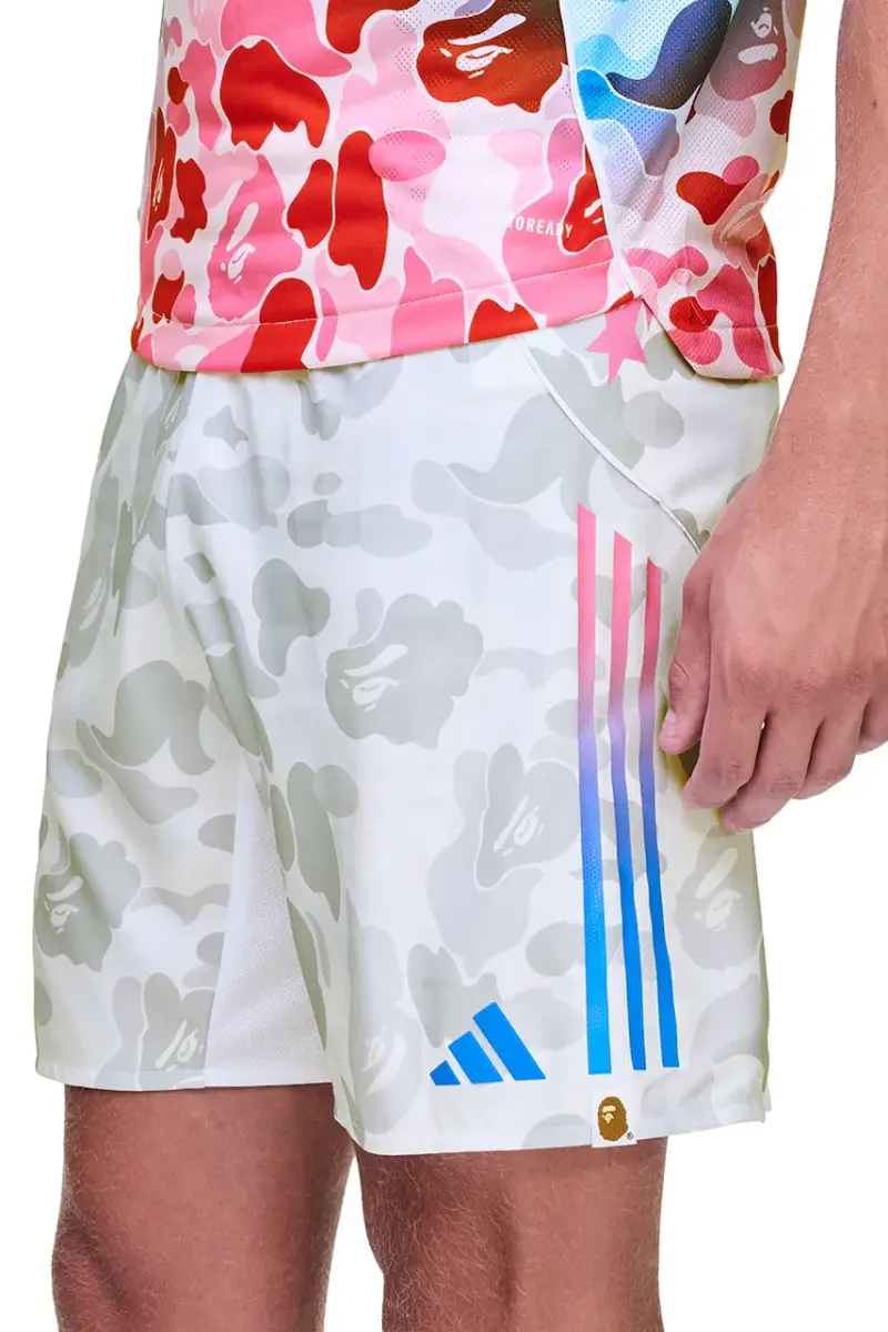 pantaloncini BAPE FB SHORTS uomo colore bianco KB2205 miniatura 3
