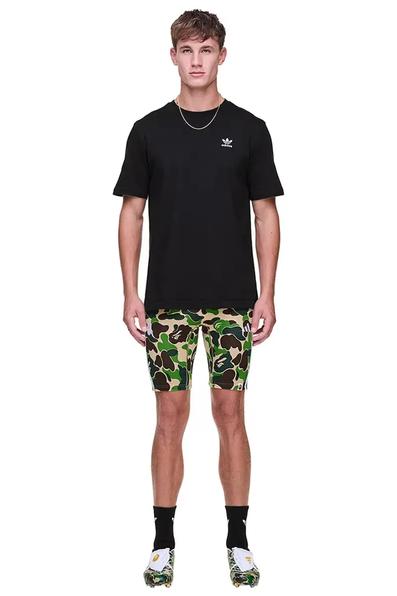 pantaloncini BAPE FB TIGHTS uomo colore verde KB2206