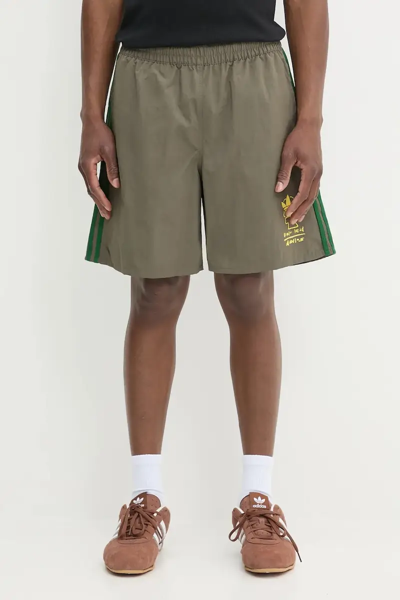 pantaloncini Braindead Short Braindead uomo colore marrone JN7149 Verde