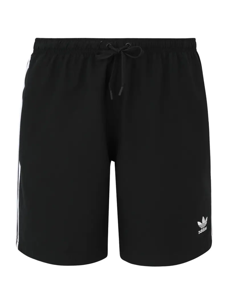 ADIDAS ORIGINALS Pantaloncini da bagno 'Adicolor'  nero / bianco