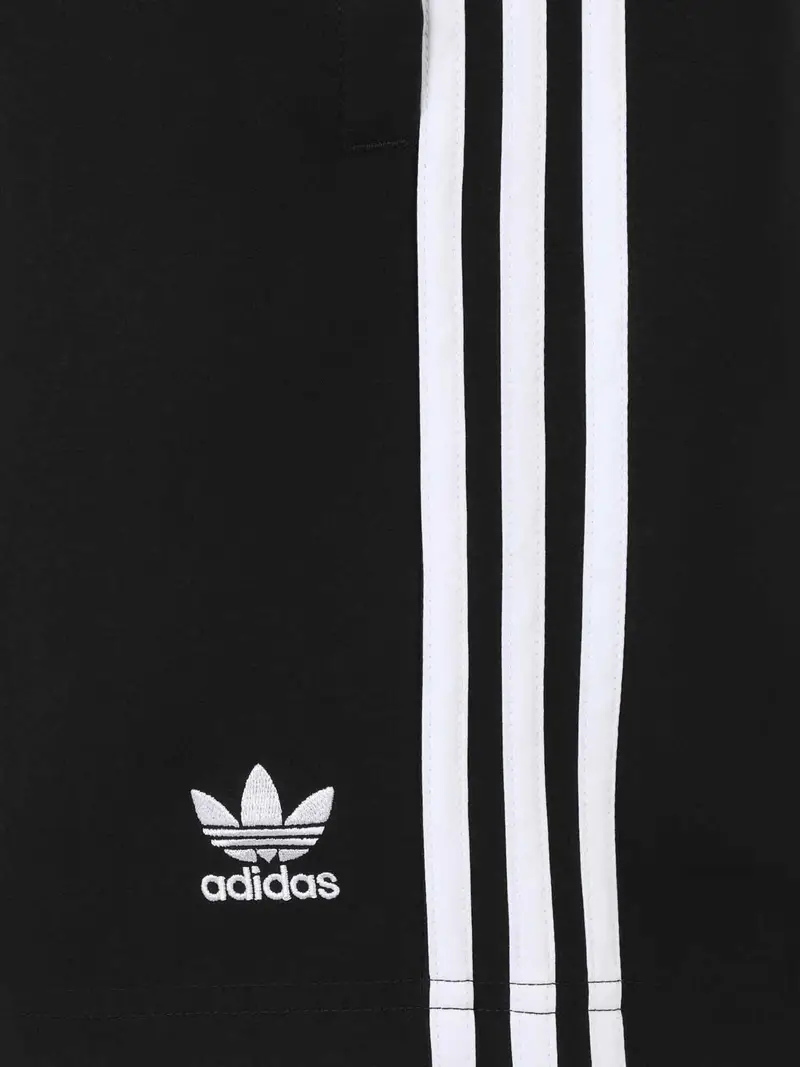 ADIDAS ORIGINALS Pantaloncini da bagno 'Adicolor' nero / bianco miniatura 2