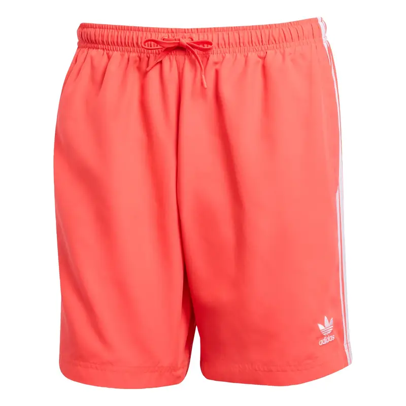 ADIDAS ORIGINALS Pantaloncini da bagno 'Adicolor'  rosso arancione / bianco