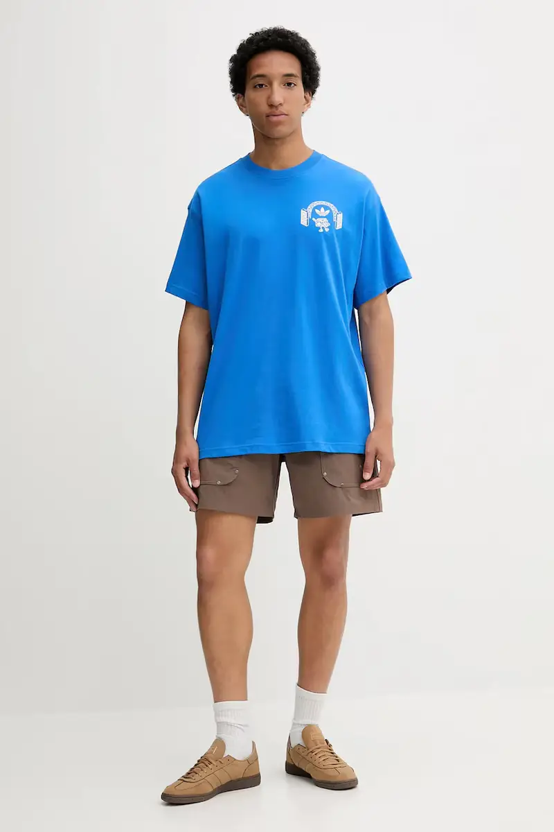 pantaloncini Essentials uomo colore marrone JW1081 miniatura 2