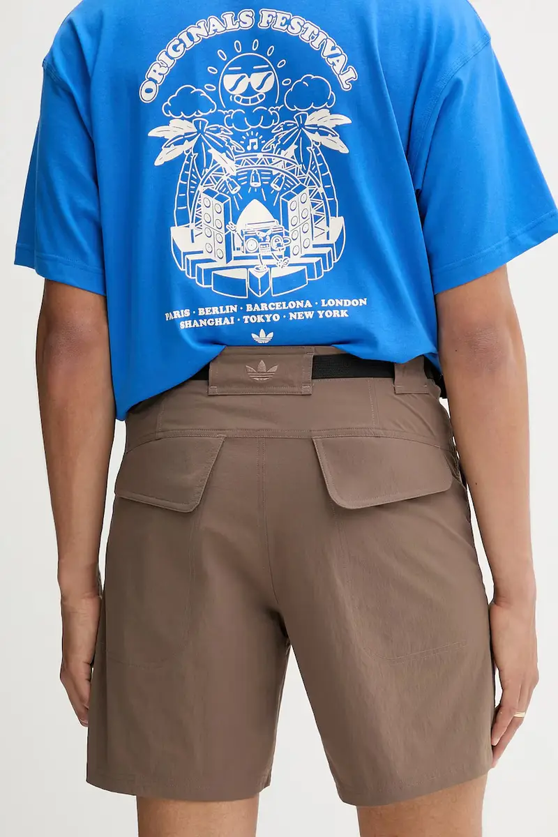 pantaloncini Essentials uomo colore marrone JW1081 miniatura 3