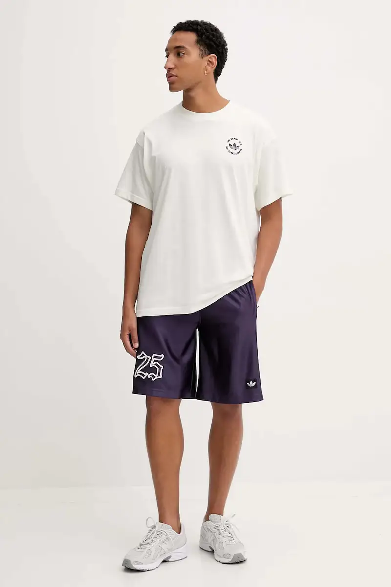 pantaloncini Grfx Short uomo colore violetto JY2768 miniatura 2