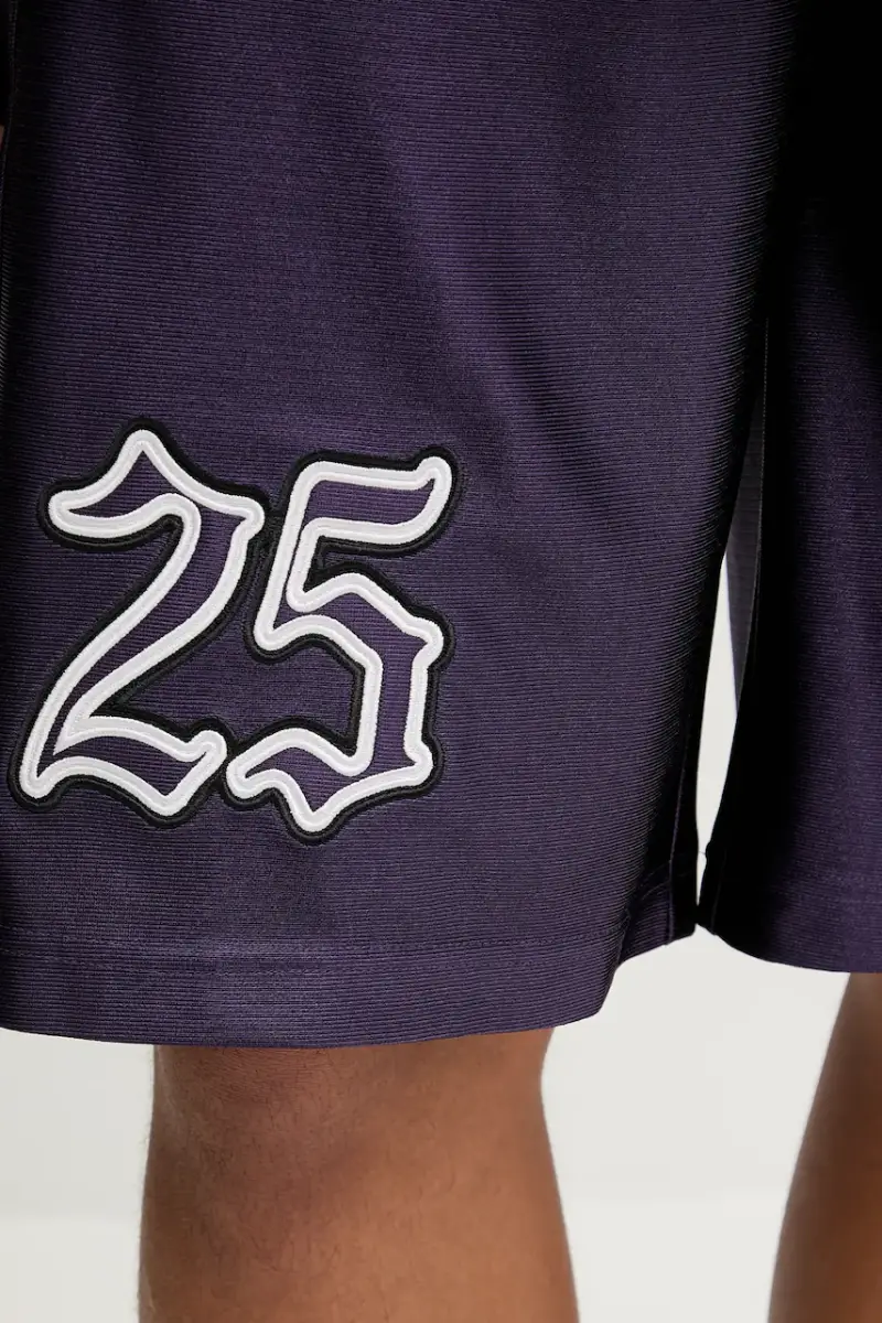 pantaloncini Grfx Short uomo colore violetto JY2768 miniatura 4