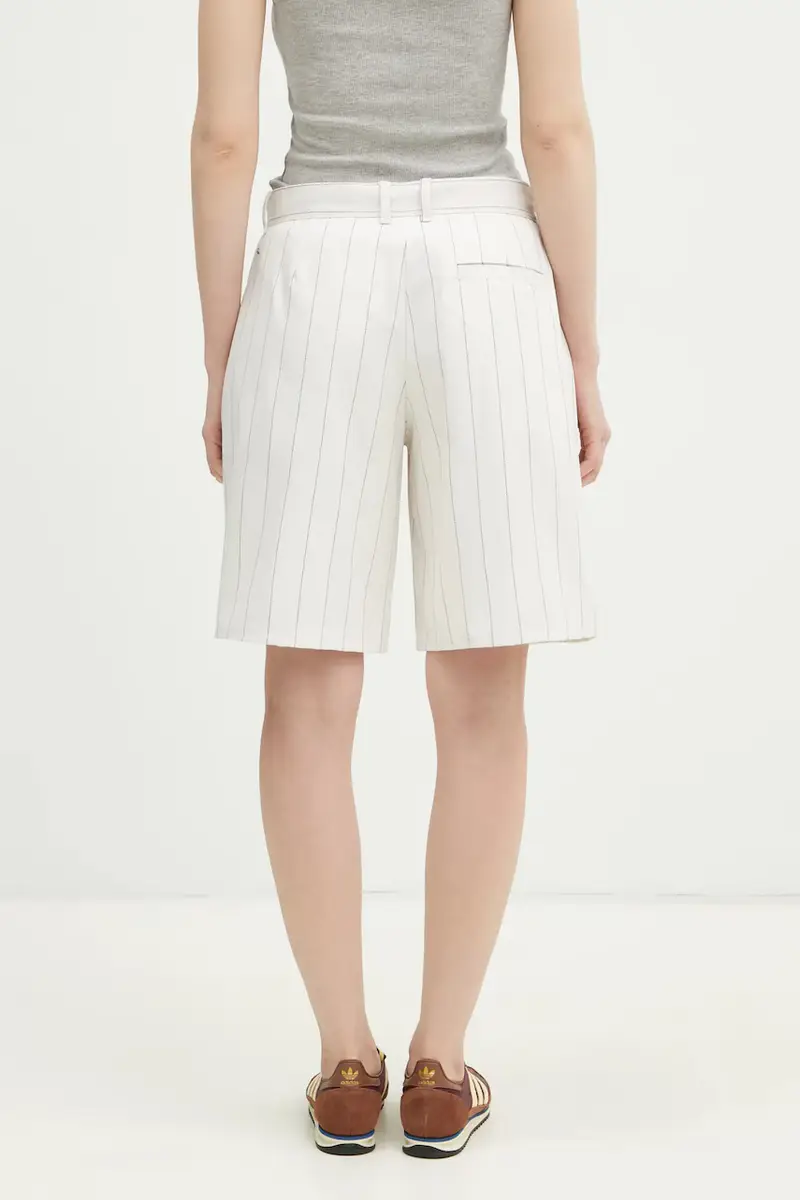 pantaloncini PINSTRIPE SHORT donna colore beige JC7684 miniatura 3