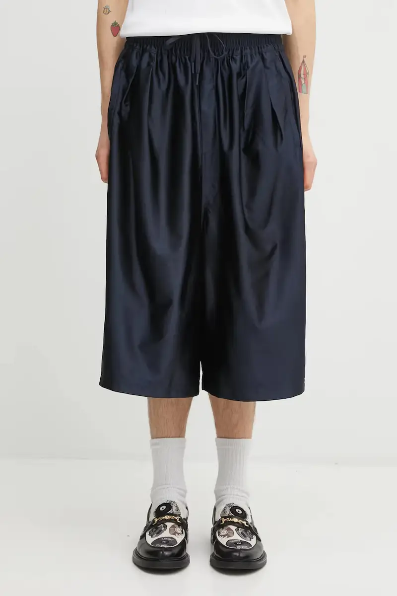 pantaloncini x Willy Chavarria Dazzle Snap Short Blu navy miniatura 2