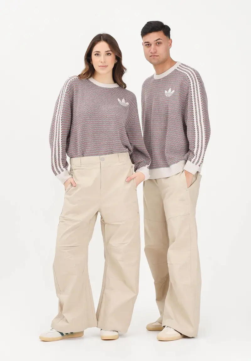 Pantalone PREMIUM ESSENTIALS beige per uomo e donna miniatura 2