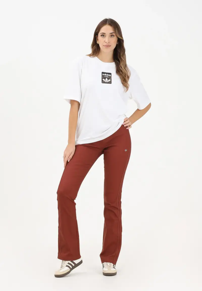 Pantalone Premium Essentials color terracotta da donna miniatura 2