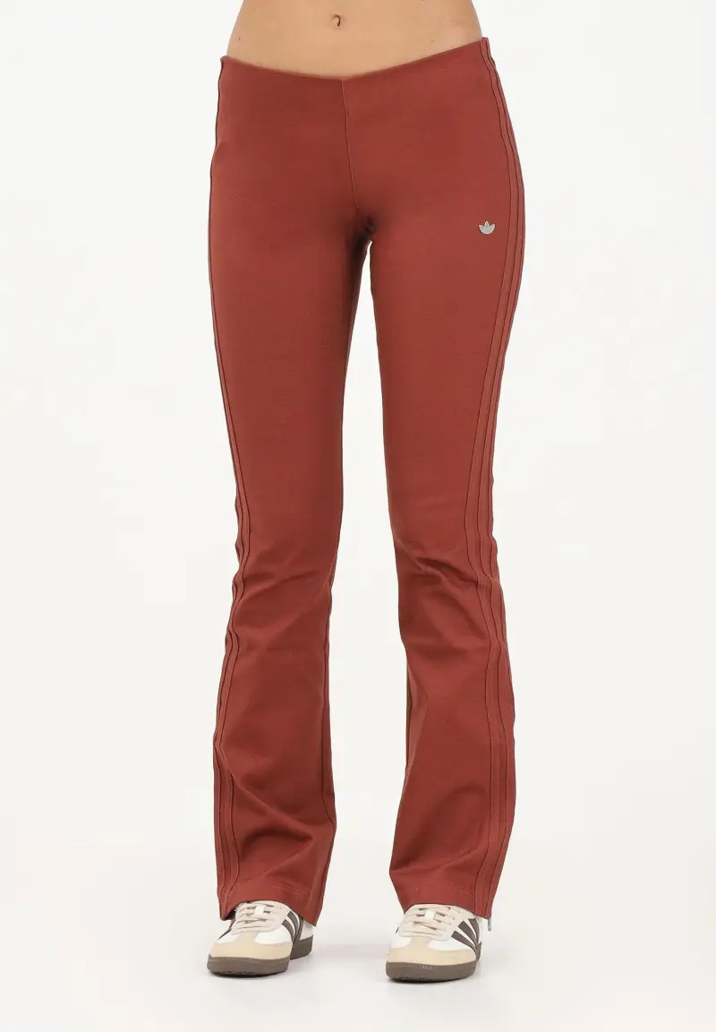 Pantalone Premium Essentials color terracotta da donna