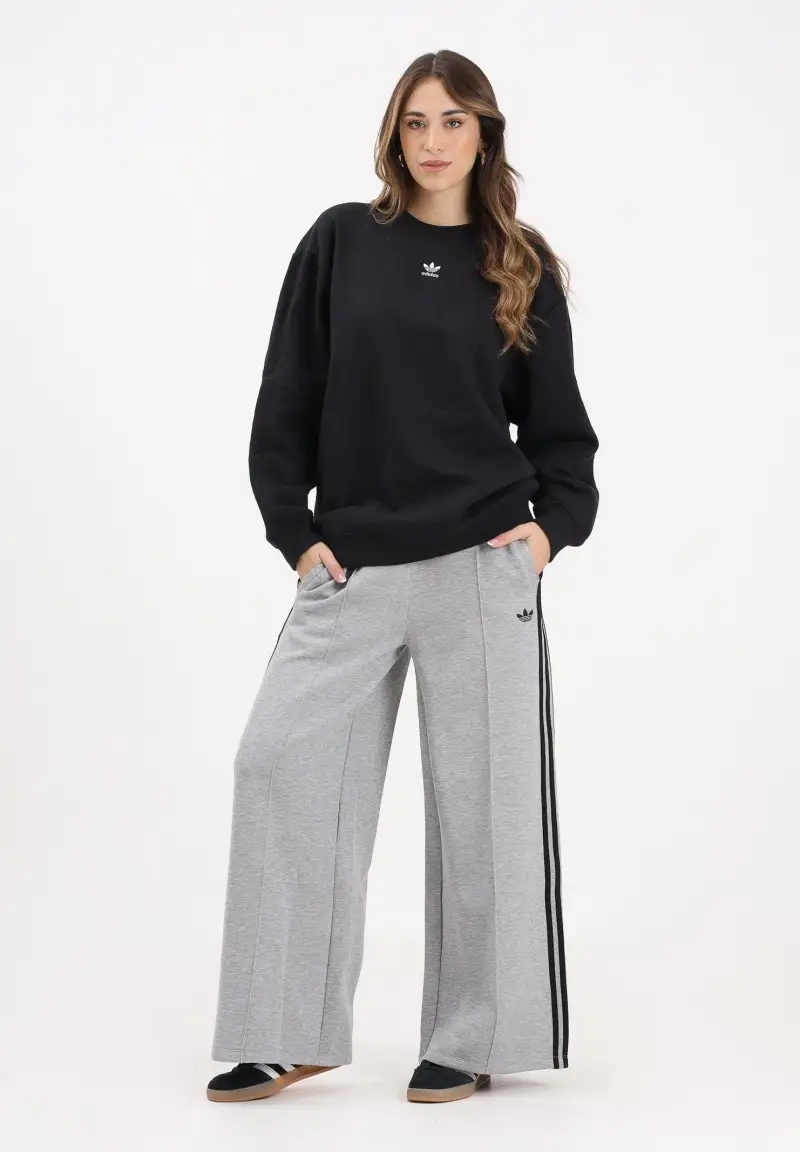 Pantalone sportivo 3-Stripes Spacer grigio da donna miniatura 2