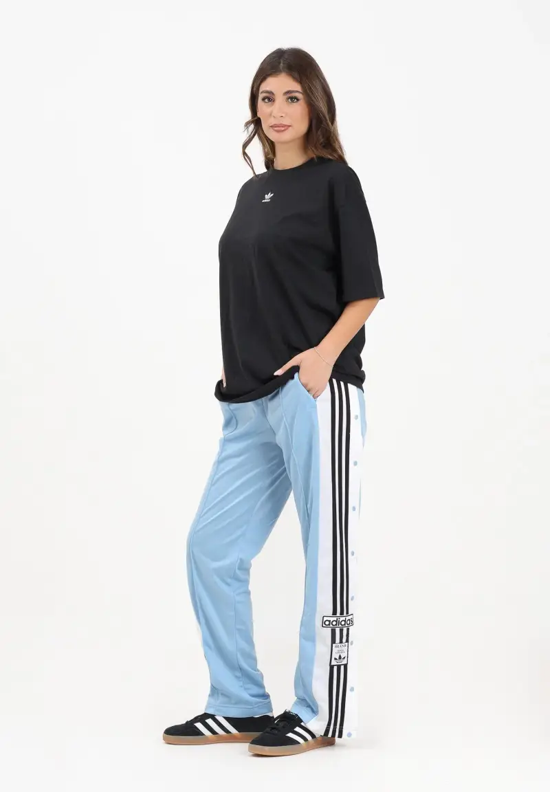 Pantalone sportivo Adibreak azzurro da donna miniatura 2