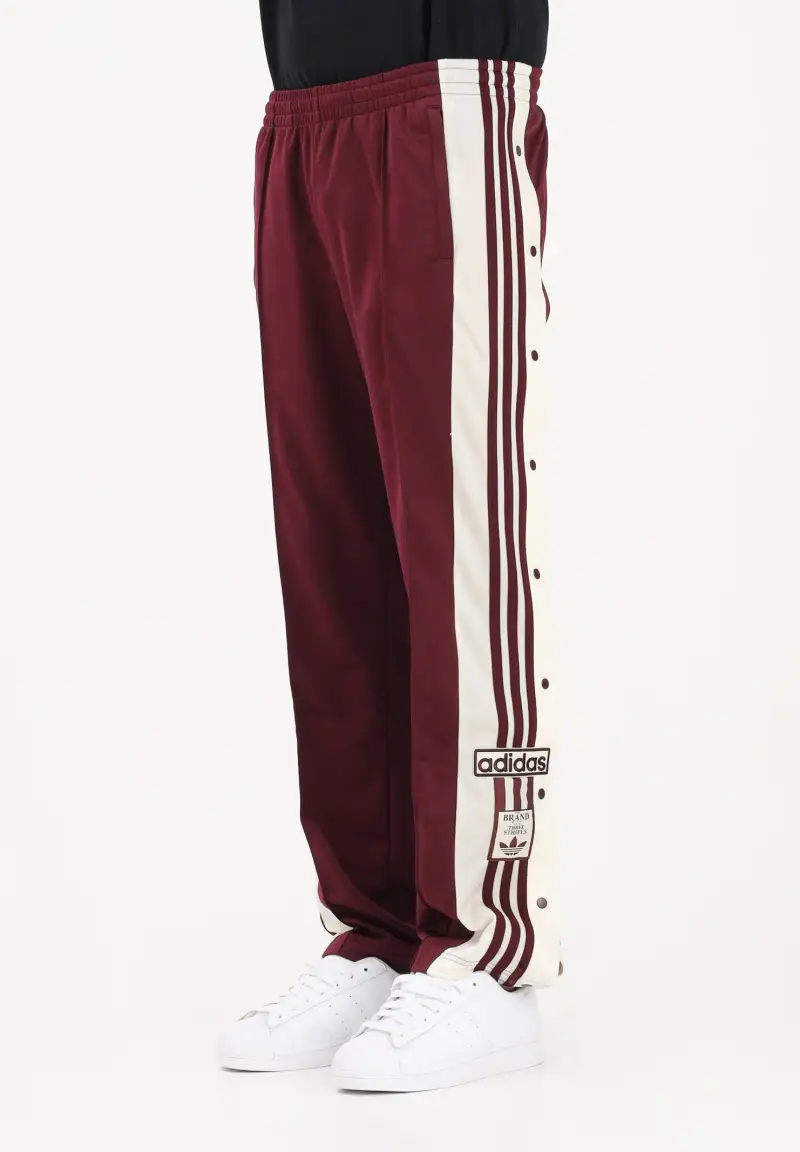 Pantalone sportivo Adibreak bordeaux da uomo