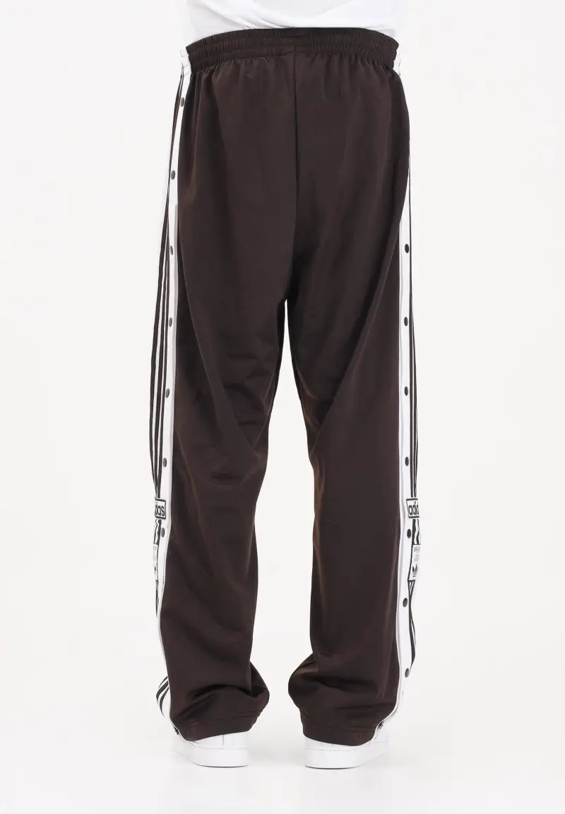 Pantalone sportivo Adibreak Classic marrone e bianco da uomo miniatura 3
