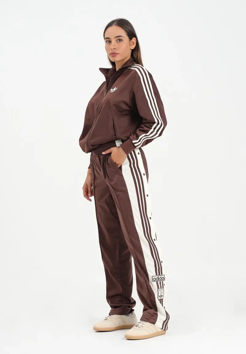 Pantalone sportivo Adibreak marrone da donna miniatura 2